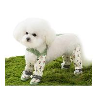 Anti Dirt Pants for Dogs, Waterproof Dog Boots Rain Boots with Suspender, Adjustable Pet Anti Dust Pants, Anti-Slip, Rain Snow Walking Hiking for Small, Medium Dog (Green*A,XL)