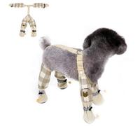 Anti Dirt Pants for Dogs, Waterproof Dog Boots Rain Boots with Suspender, Anti-Slip Dog Paw Protector Shoes, Adjustable Anti-Slip for Small Medium Large (#2)