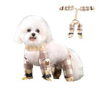 Anti Dirt Pants for Dogs, Waterproof Dog Shoes Leggings, with Suspender,Outdoor Dust-Proof Pants, Adjustable Anti-Slip Boots for Walking for Small Medium Large Dogs (Color1,S)