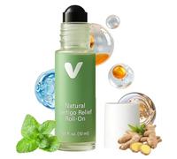 Anti-Dizzy Roll On, 10 ml de aceite aromático con ingredientes naturales, alivia los mareos con menta y extracto de jengibre, suave y sin irritaciones, alivia la fatiga y el estrés (1 unidad)