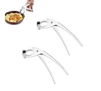 Anti-Escaldado Pinzas de Agarre Pinzas, 2PCS Antideslizante Pinzas de Agarre de Metal para Platospinzas de Agarre para Hornear Plato para Ollas Calientes Bandeja Gastronomique Pinzas de Alimentos