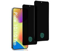 Anti Espía Vidrio Templado para Google Pixel 10 / Pixel 10 Pro, [Compatible Huellas Dactilares ID] [2 piezas] Pelicula Anti-Spy Peeping Cristal Templado Privacidad Protector de Pantalla 9H Dureza