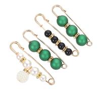 Anti Exposure Pants Clip Safety Lapel Pins for Clothes Women Cardigan Sweater Multi-Function Brooch Delicate Pearl Pin Stainless