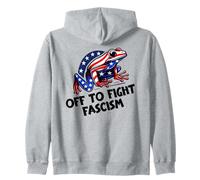 Anti Fascism Frogs Against Fascism Frog Off to Fight Fascism Sudadera con Capucha