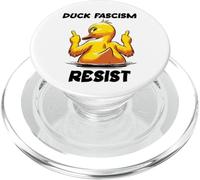 Anti Fascism Protest Sign Fuck Fascism Duck F Fascism Resist PopSockets PopGrip para MagSafe