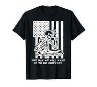 Anti Fascism Resist One Day We Will Wake Up to His Obituary Camiseta