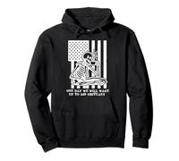 Anti Fascism Resist One Day We Will Wake Up to His Obituary Sudadera con Capucha