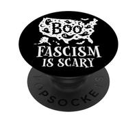 Anti Fascism Sign,No Kings in America Scary Halloween Ghost PopSockets PopGrip Adhesivo