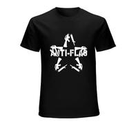 Anti Flag Logo Men's T-Shirt Unisex Black Men Tees L