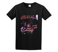 Anti Flag Their System Doesnt Work For You Unisex 100% Cotton Short-Sleeve T-Shirts Black XXXL