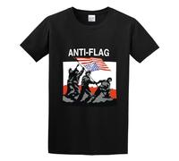 Anti Flag Unisex 100% Cotton Short-Sleeve T-Shirts Black M