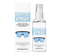 Anti Fog Lens Spray - Streak-Free Defogger for Eyeglasses, Mirrors & Goggles, Clear Performance, Anti-Fog Cleaning Liquid for Daily Commuting Home Sports, Lens Cleaner Spray, 60ml Bottle