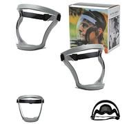 Anti-Fog Protective Full Face_Shield, Reusable Super Face Protective Cover, HD Durable Adjustable Face Visor