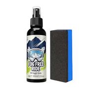Anti Fog Spray for Glasses, 100 ml Long Lasting Defogger, Swim Practice and Lens Spray for Men and Women, Quick-Drying Formula With Streak-Free Protection, Bathroom, Interior, Outdoor, Swim, Esquí