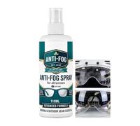 Anti Fog Spray For Swim Goggles - 110ml Long-Lasting Eyeglass Cleaner | Anti Fog Goggle Spray | 110ml Long-Lasting Eyeglass Cleaner | Anti-Fog Eyeglass Lens Cleaner Spray | For Diving Snorkel Winds
