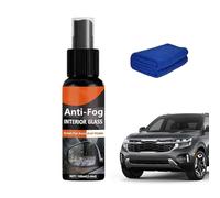 Anti Fog Windshield Spray, Rain Glass Coating, Defogger Solution with Clear Shield, Easy Dry Auto Glass Cleaner, Driving Spray with Long Lasting Layer, Car Care for Winter Commute