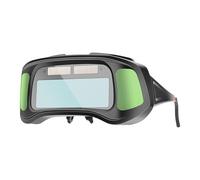 Anti Glare Welding Eye Protection - Solar Powered Safety Glasses Goggles, Soldering Project Manufacturing Construction | Weld Spatter Shielding, Light Filtering, Metal Fabricación Guard