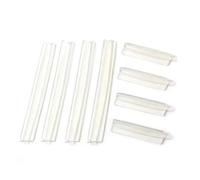 Anti-Golpes 8 Unids/Set Tira Protectora De Puerta Coche Barra Choque Automática Parachoques Embellecedor Borde Protector Esquina Protector de Puerta Coche(Transparent)