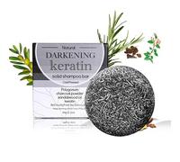 Anti Grey Bar Natural Grey Hair Removal Soap Jabón en Barra para Cubrir Canas Barra de Champú de Arroz Champú para el Crecimiento del Cabello Nutritivo Fortalecedor y Fortalecedor