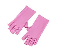 Anti Guantes Para Gel Manicura Protección Guantes Sin Dedos Para Lámpara Luz Secador De Uñas Anti Guante