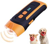 Anti-ladridos para perros, perros ultrasónicos, ultrasónico portátil para perros, luz LED ultrasónica antiladridos, frecuencia ajustable, antiladridos para perros grandes, medianos y pequeños