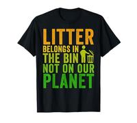 Anti Littering Reciclar Cambio Climático Sin Basura Camiseta