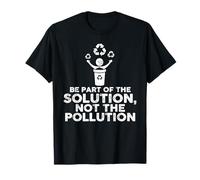 Anti Littering Reciclar Cambio Climático Sin Basura Camiseta