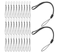 Anti-Lost Lanyards 50Pcs Black Nylon Mobile Phone Strap for Versatile Camera Use