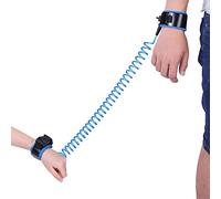 Anti Lost Wrist Link 2.5M Baby Kids Correa para la muñeca Anti Lost con cerradura de llave de seguridad Arnés para niños pequeños Pulsera(Azul)