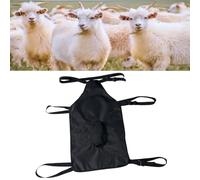 Anti Mating Goat Skirt Livestock Clothing,Ewes Breeding Apron,Livestock Anti-Breeding Apron with Adjustable Straps,Efficient Control,Quick Identification of Animals,for Pastures and Sheep(Color:negro)