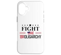 Anti Oligarchy Fight Fascism Deport No Kings Save Democracy Carcasa para iPhone 16 Plus