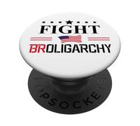 Anti Oligarchy Fight Fascism Deport No Kings Save Democracy PopSockets PopGrip Adhesivo
