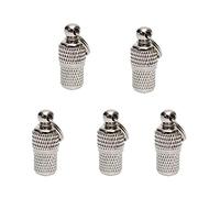 Anti Perso Pet ID Tag,5 PCS Barile per Tag ID Cane Gatto Collare Tag Animali Domestici Anti Smarrimento con Etichetta Indirizzo Accessori per Animali Domestici Portachiavi