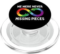 Anti Puzzle Piece Autism Awareness Rainbow Infinity PopSockets PopGrip para MagSafe