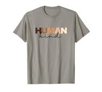 Anti Racismo Humano Amable Tono de Piel Inclusión Fin Racismo Camiseta