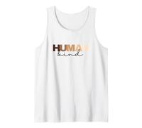 Anti Racismo Humano Amable Tono de Piel Inclusión Fin Racismo Camiseta sin Mangas