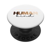 Anti Racismo Humano Amable Tono de Piel Inclusión Fin Racismo PopSockets PopGrip Adhesivo