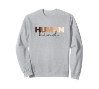 Anti Racismo Humano Amable Tono de Piel Inclusión Fin Racismo Sudadera
