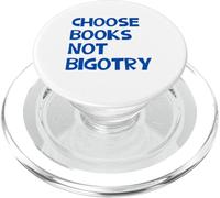 Anti-Racista Elige Libros No Bigotry Lector Feminista Lectura PopSockets PopGrip para MagSafe