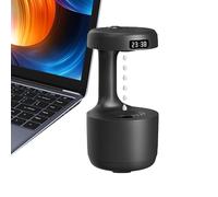 Anti Rain Humidifier - 800 ml Large Capacity Smart Aromatherapy Diffuser | LED Clock Silent Cool Mist Device Bedroom Office Desk Night Hotel Modern Decor