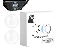 Anti-Rain Lens Shield - Scratch Resistant Feature, 1 Inch External Protective Device, Weatherproof City Driving Long Distance Component, Clear Material Fastener | Utility Tool For Rainy Day