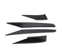 Anti-rasguños adornos laterales del espejo retrovisor del coche, Espejo retrovisor molduras tiras, accesorios de la cubierta del espejo de la puerta lateral(fibra de carbono)