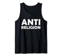 Anti Religión Mejor Ashiest Agnóstico Secularismo No religioso Camiseta sin Mangas