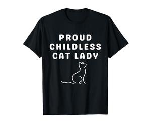 Anti-Republicano Gato Sin Hijos Señora Gatos Mamá Política Camiseta