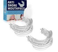 Anti ronquido protector bucal, ajustable ronquido Stopper protector bucal, dispositivos contra el ronquido Apnea del Sueño boquilla, dejar de roncar ayudas para Mujeres Hombres (2PCS)