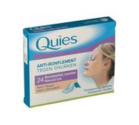 Anti-Ronquidos Quies de Pequeño Tamaño 24 Tiras Nasales