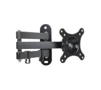 Anti-Shake Aluminum TV Wall Mount Bracket for Motorhome/Caravan - 15"-32" LCD/LED (100x100 VESA, 7kg Max, Black)