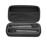 Anti-Shock Micrófono Organizer, Carrying Micrófono Case, Portátil Micrófono Carry Bag, Wireless Micrófono Storage Box, 29,5 x 15 x 7 cm, / 11,61 x 5,91 x 2,76 in, para micrófonos inalámbricos, negro