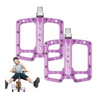 Anti Slip Bicycle Pedals Wide Lightweight Sealed Bearing Set