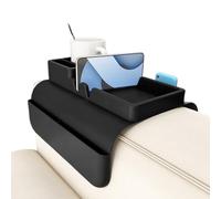 Anti-Slip Couch Tray - 45x30cm Silicone Lap Desk with Cup Holder, Side Pocket Storage, Multipurpose Desk Organizer | TV Sofa Bed Laptop Chair Travel Phone Snack Drinks Office Car Home Table Essential